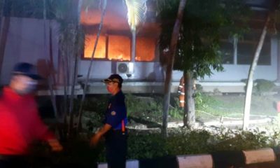 Tak sampai 30 Menit, Kebakaran di FKM Unair Teratasi