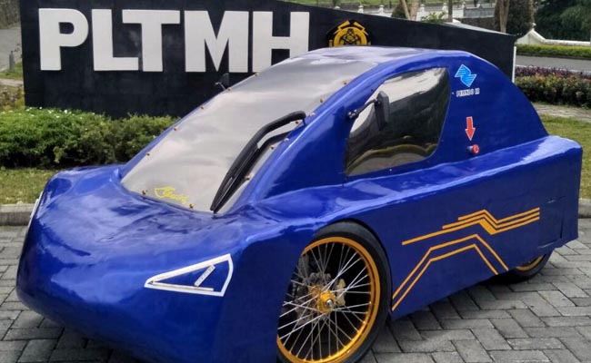 Mobil listrik Genetro Suryo hemat energi, cukup 1 pengisian baterai mampu tempuh 2,5 - 3 jam. (ist)