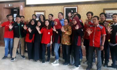 Relawan Anti Narkoba dan Wawali Whisnu Sakti