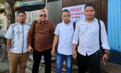 OPTIMIS : M Sa’i Rangkuti, SH.,MH, Beni Syahputra, SH, Rahmad Makmur, SH.,MH dan Sonang Basri Hasibuan, SH.MH, Masing-Masing Para Pengacara di Law Office M. Sa’i Rangkuti & Assosiates, optimis memenangkan Sengketa Tanah di Jalan Raya Babatan VI Unesa Lidah Wetan, Kecamatan Lakarsantri Kota Surabaya. (fan)