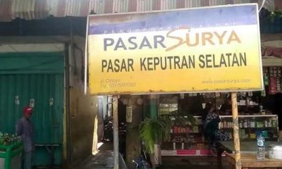 Jelang PSBB, Pemkot Surabaya Terapkan Protokol Kesehatan di Pasar Keputran Utara