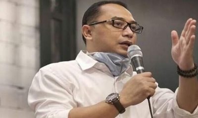 Calon Wali Kota Surabaya Eri Cahyadi paparkan visi misinya di hadapan pengusaha.