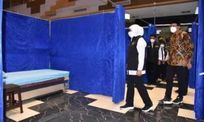 Dampingi Gubernur Jatim Tinjau Isoter MPP Sidoarjo, Bupati Muhdlor minta Masyarakat Tidak Panik dan Gunakan Isoter Puskesmas