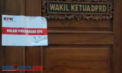 OTT Wakil Ketua DPRD Jatim, KPK Segel Beberapa Ruang di Gedung DPRD
