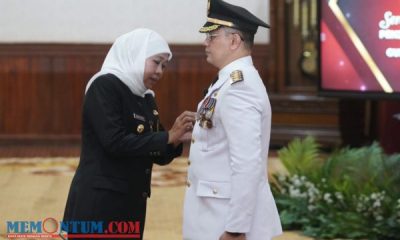 Gubernur Jatim Resmi Lantik Aries Agung Paewai Sebagai Pj Wali Kota Batu