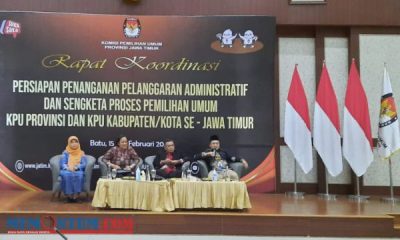 Cegah Sengketa Pemilu 2024, KPU Jatim Gelar Rakor Potensi Sengketa dalam Proses Pemilu bersama Seluruh Ketua KPU