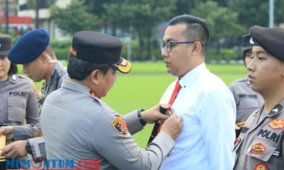 Sebanyak 14 Personel Polresta Malang Kota Terima Penghargaan dari Kapolda Jatim